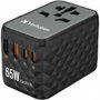 Verbatim UTA-05 Adaptador de Viaje Universal GaN III 65W